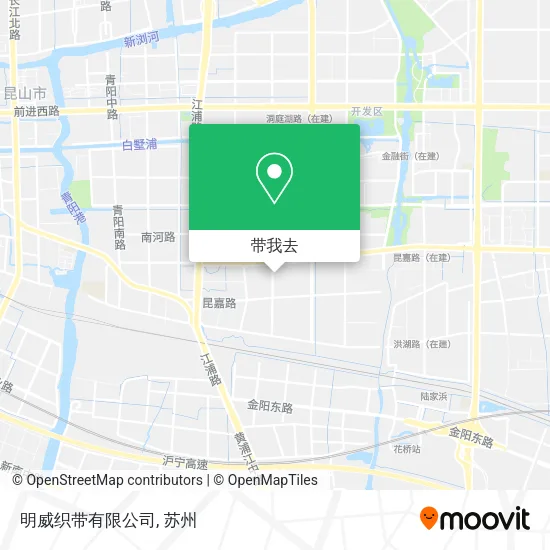 明威织带有限公司地图