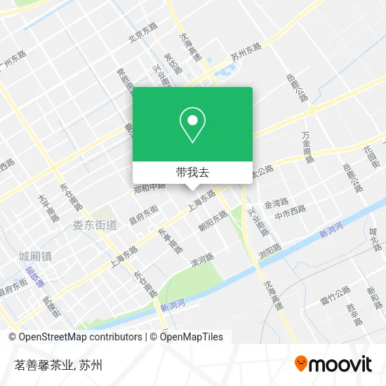 茗善馨茶业地图