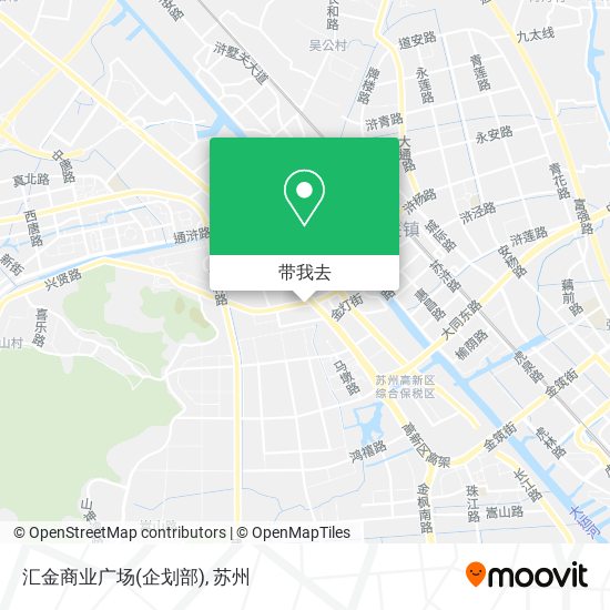 汇金商业广场(企划部)地图