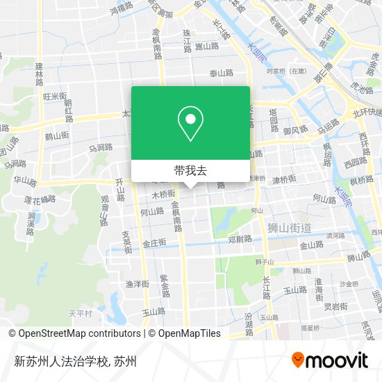 新苏州人法治学校地图