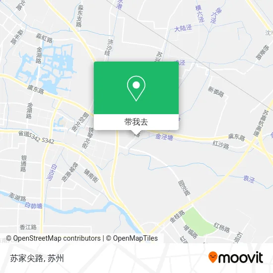 苏家尖路地图