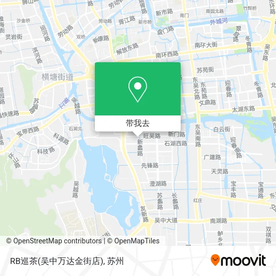 RB巡茶(吴中万达金街店)地图