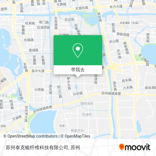 苏州泰克银纤维科技有限公司地图