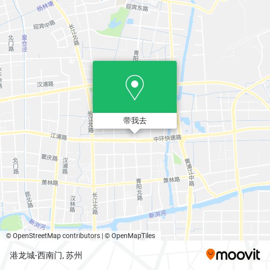 港龙城-西南门地图