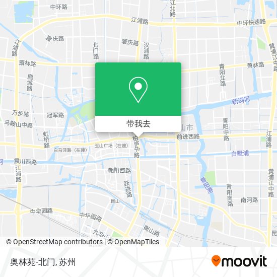 奥林苑-北门地图