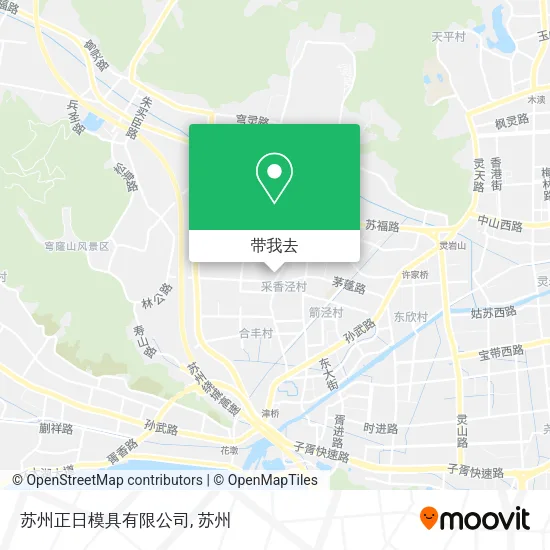 苏州正日模具有限公司地图