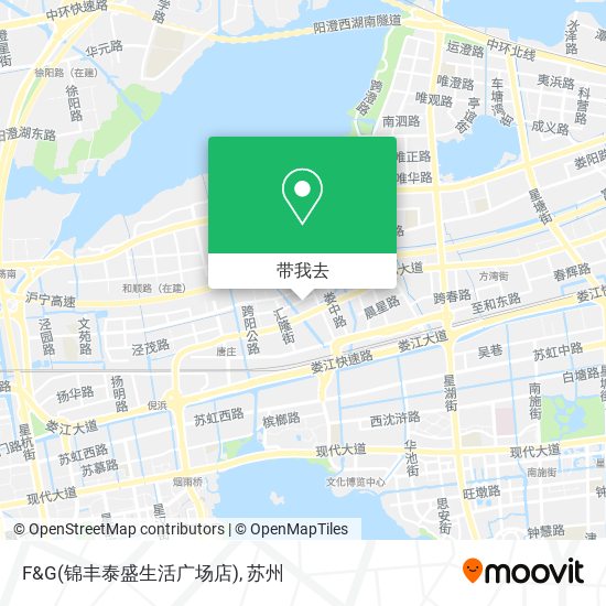 F&G(锦丰泰盛生活广场店)地图