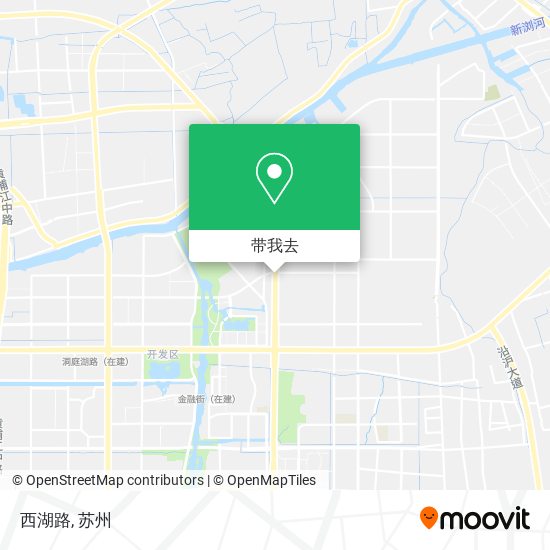 西湖路地图