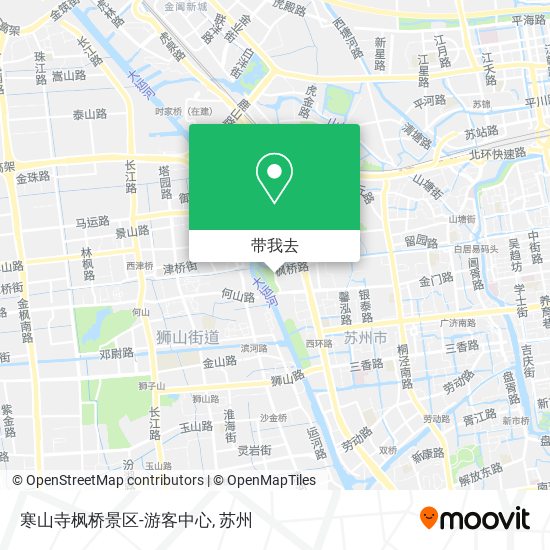 寒山寺枫桥景区-游客中心地图
