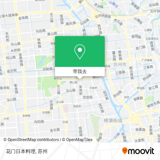 花门日本料理地图