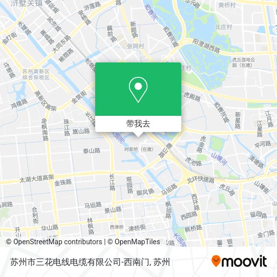苏州市三花电线电缆有限公司-西南门地图