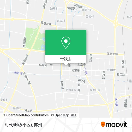 时代新城(小区)地图