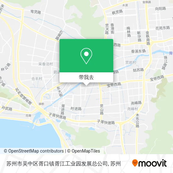 苏州市吴中区胥口镇胥江工业园发展总公司地图