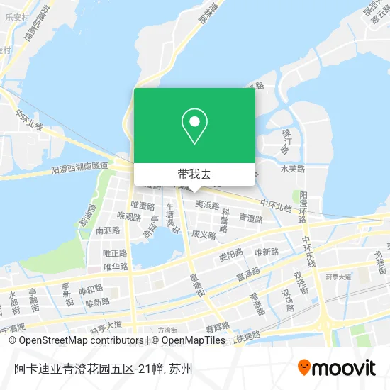 阿卡迪亚青澄花园五区-21幢地图