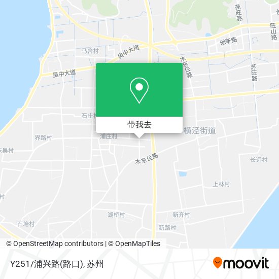 Y251/浦兴路(路口)地图