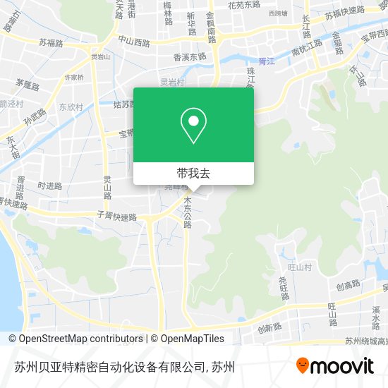 苏州贝亚特精密自动化设备有限公司地图