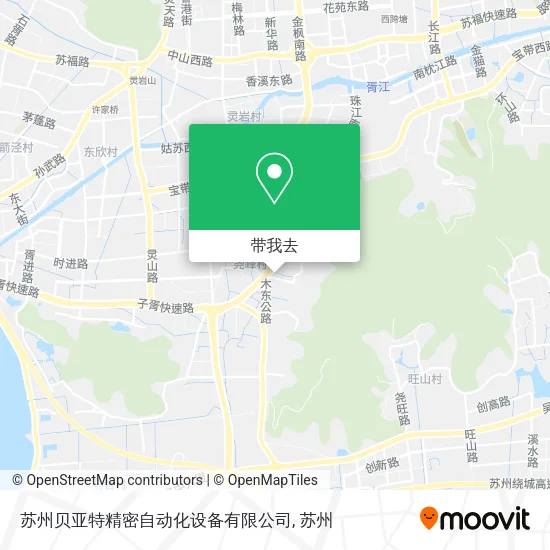 苏州贝亚特精密自动化设备有限公司地图