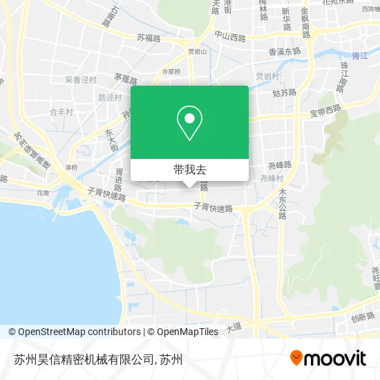 苏州昊信精密机械有限公司地图