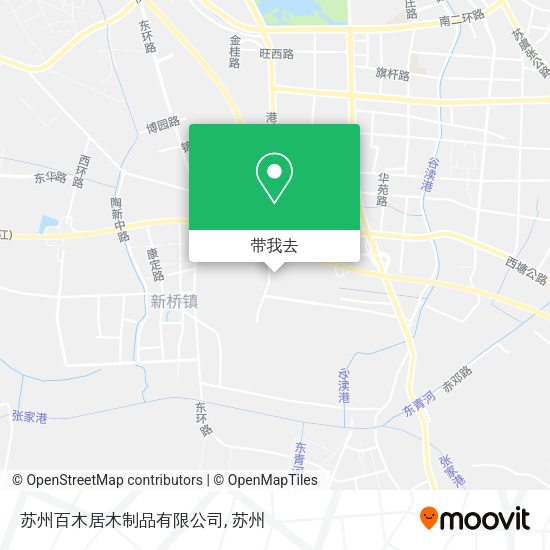 苏州百木居木制品有限公司地图