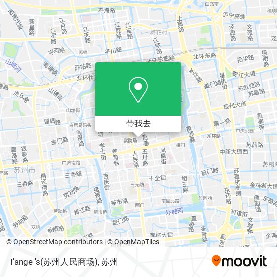 I'ange 's(苏州人民商场)地图