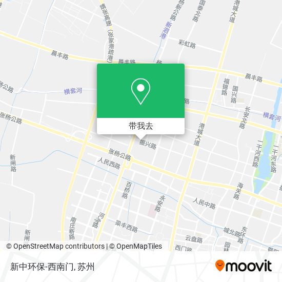 新中环保-西南门地图