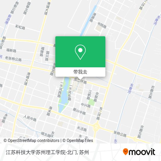 江苏科技大学苏州理工学院-北门地图
