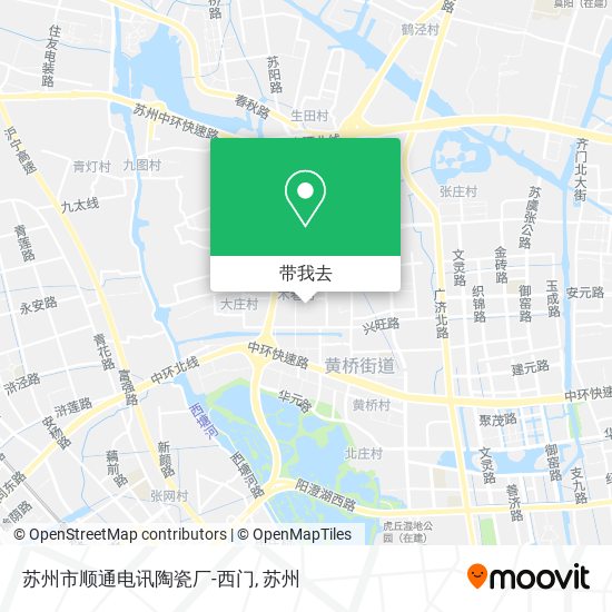 苏州市顺通电讯陶瓷厂-西门地图