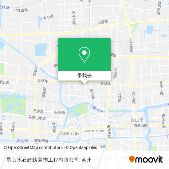 昆山水石建筑装饰工程有限公司地图