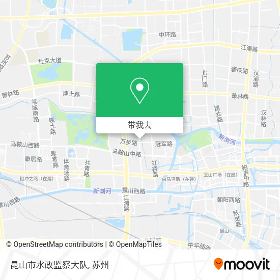 昆山市水政监察大队地图