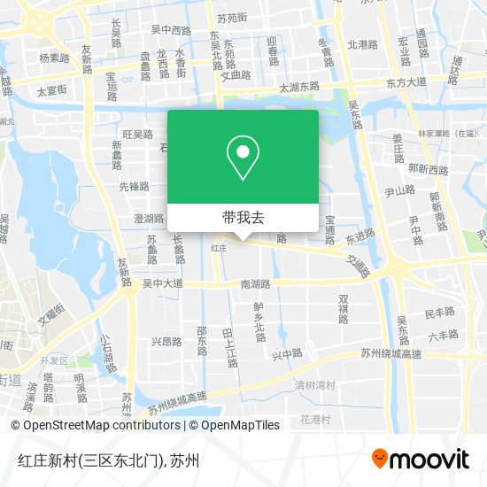 红庄新村(三区东北门)地图
