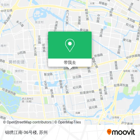 锦绣江南-36号楼地图