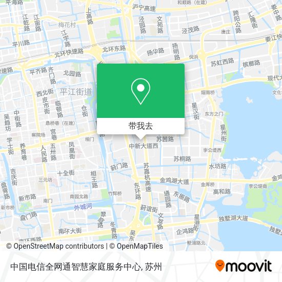 中国电信全网通智慧家庭服务中心地图