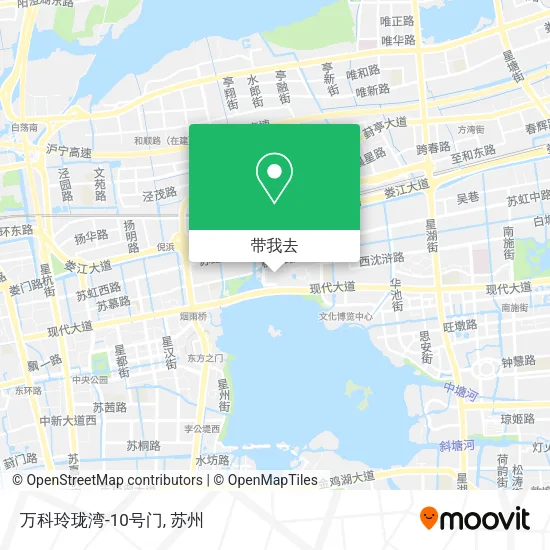 万科玲珑湾-10号门地图