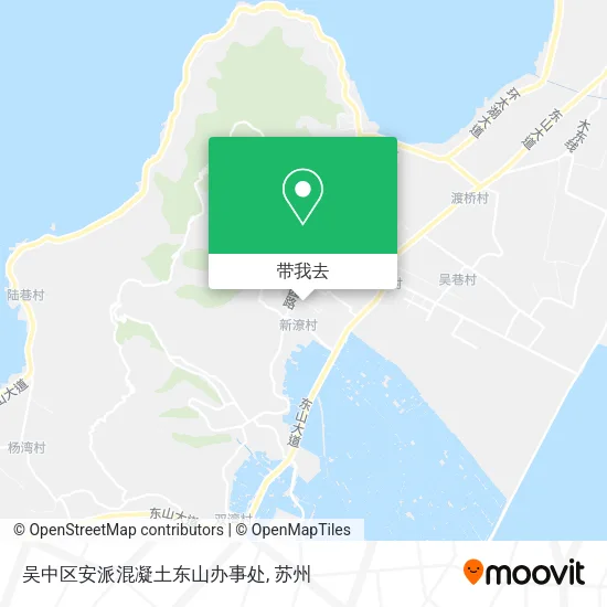 吴中区安派混凝土东山办事处地图