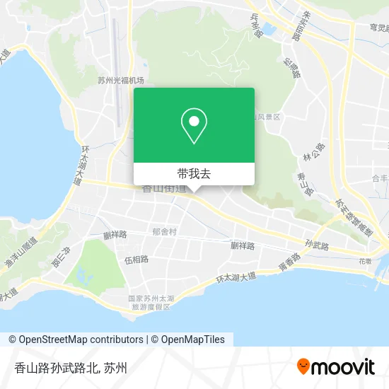 香山路孙武路北地图