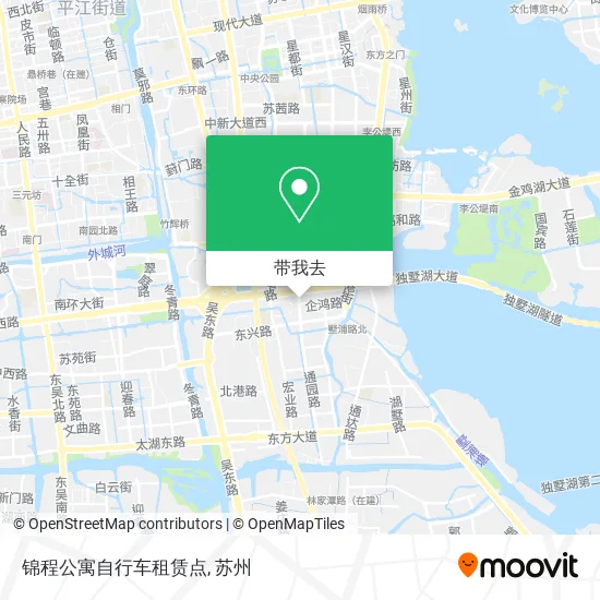 锦程公寓自行车租赁点地图