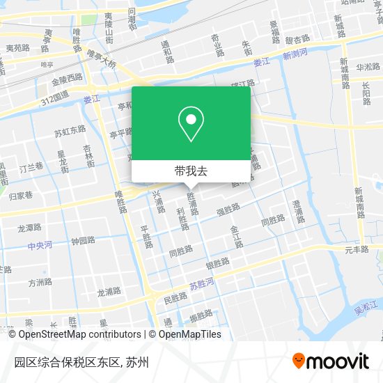 园区综合保税区东区地图
