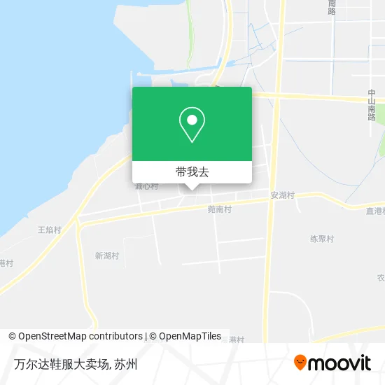 万尔达鞋服大卖场地图