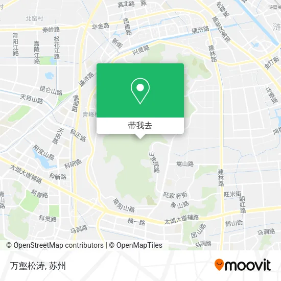 万壑松涛地图
