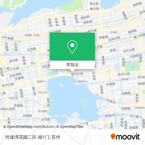 玲珑湾花园二区-南1门地图