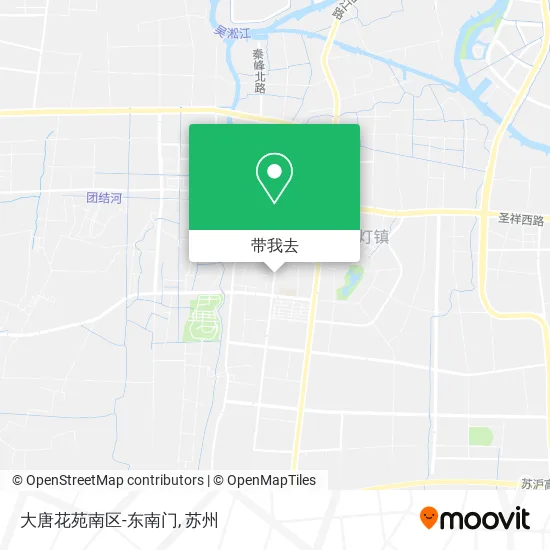 大唐花苑南区-东南门地图