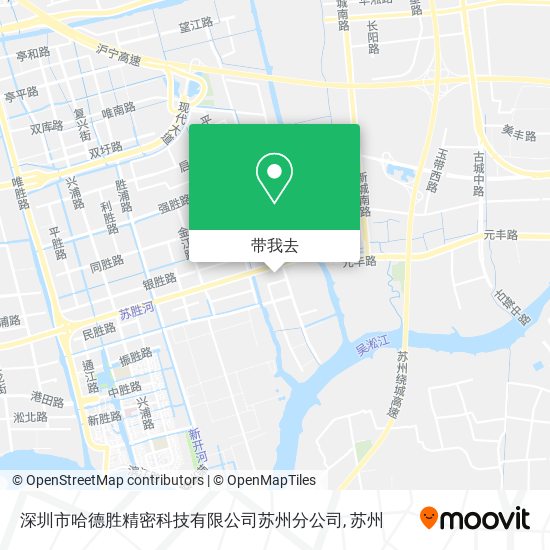 深圳市哈德胜精密科技有限公司苏州分公司地图