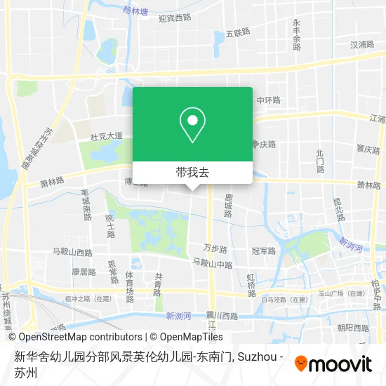 新华舍幼儿园分部风景英伦幼儿园-东南门地图