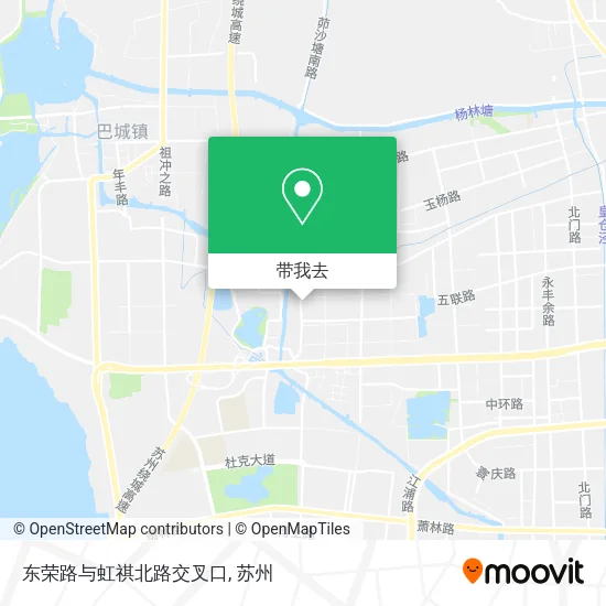 东荣路与虹祺北路交叉口地图