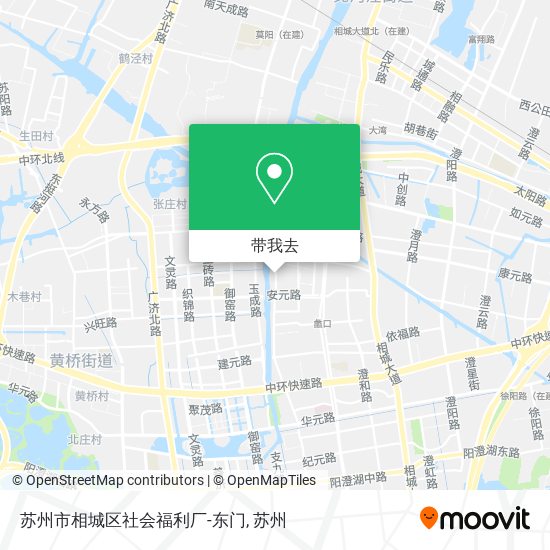 苏州市相城区社会福利厂-东门地图