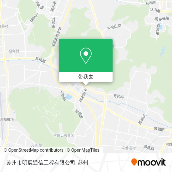 苏州市明展通信工程有限公司地图