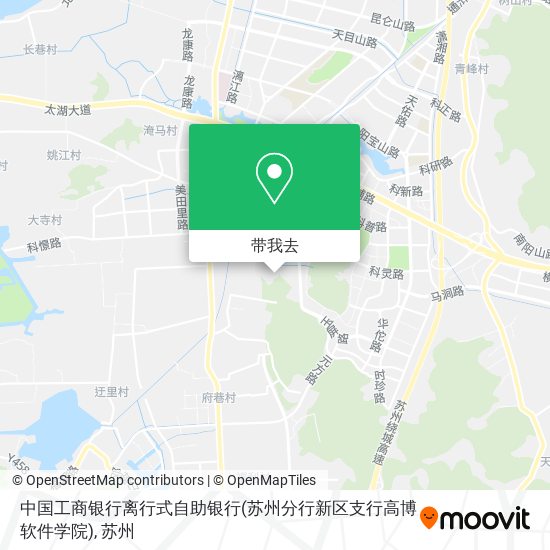 中国工商银行离行式自助银行(苏州分行新区支行高博软件学院)地图