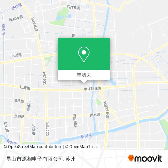 昆山市原相电子有限公司地图