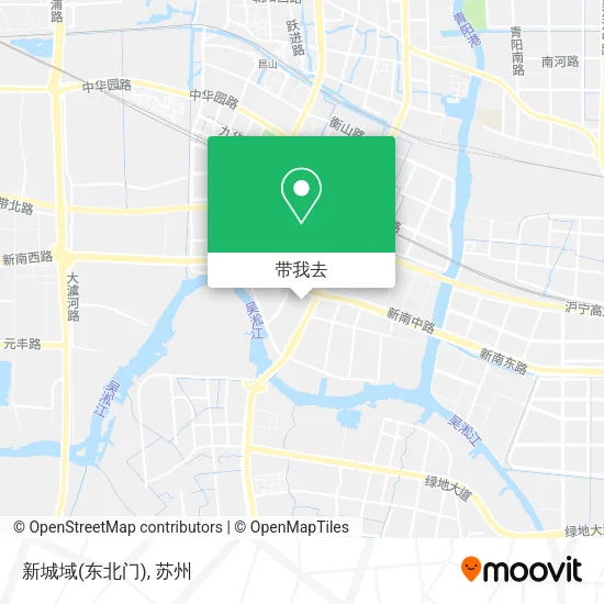 新城域(东北门)地图