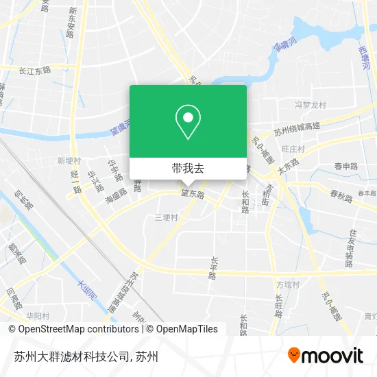 苏州大群滤材科技公司地图